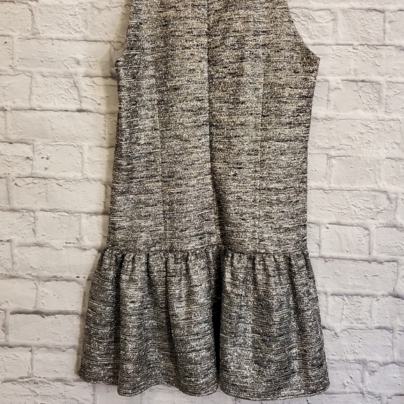 🥳🔥🎉Hunter Bell Metallic Tweed Drop Waist Dress - Picture 8 of 16